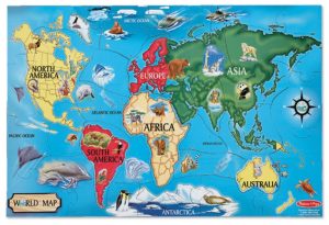 world map puzzle